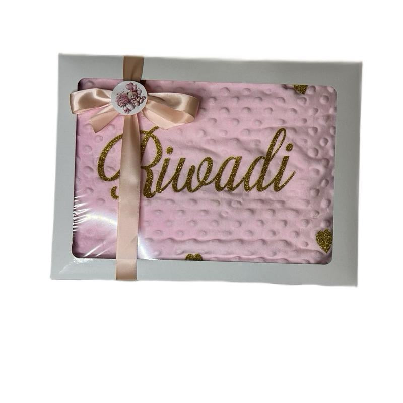 Plaid personalisé-doux, chaud et unique