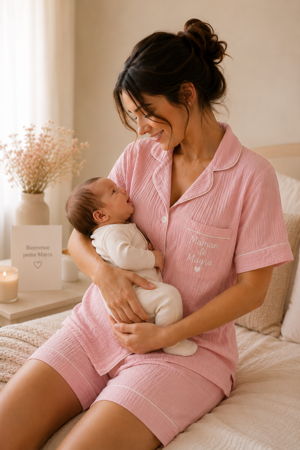 Maman & bébé pyjama assorti