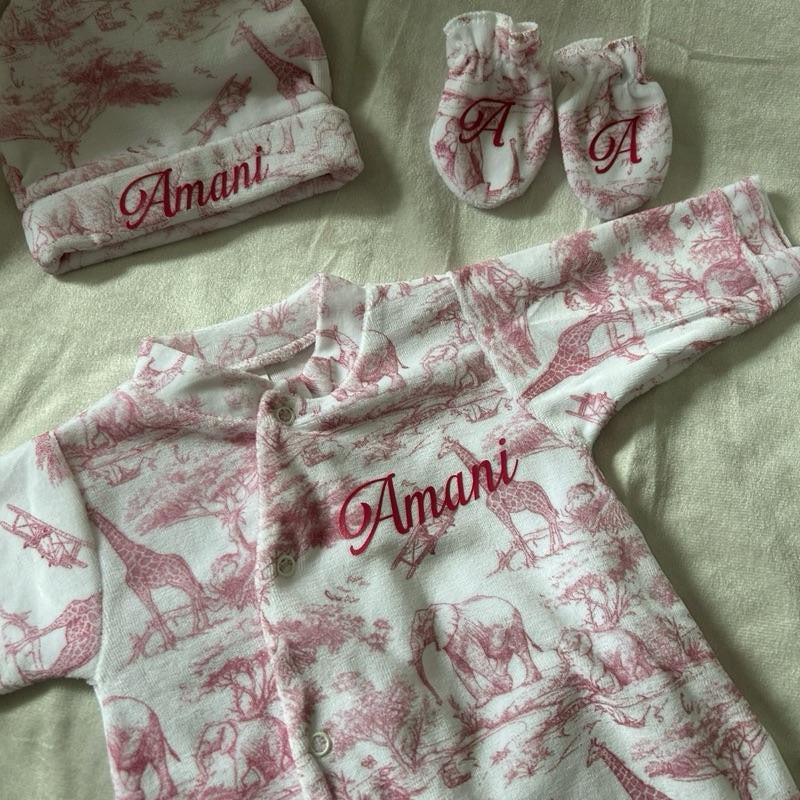 Pyjama safari 0-3mois