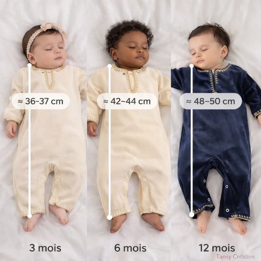 Qamis bébé personalisé