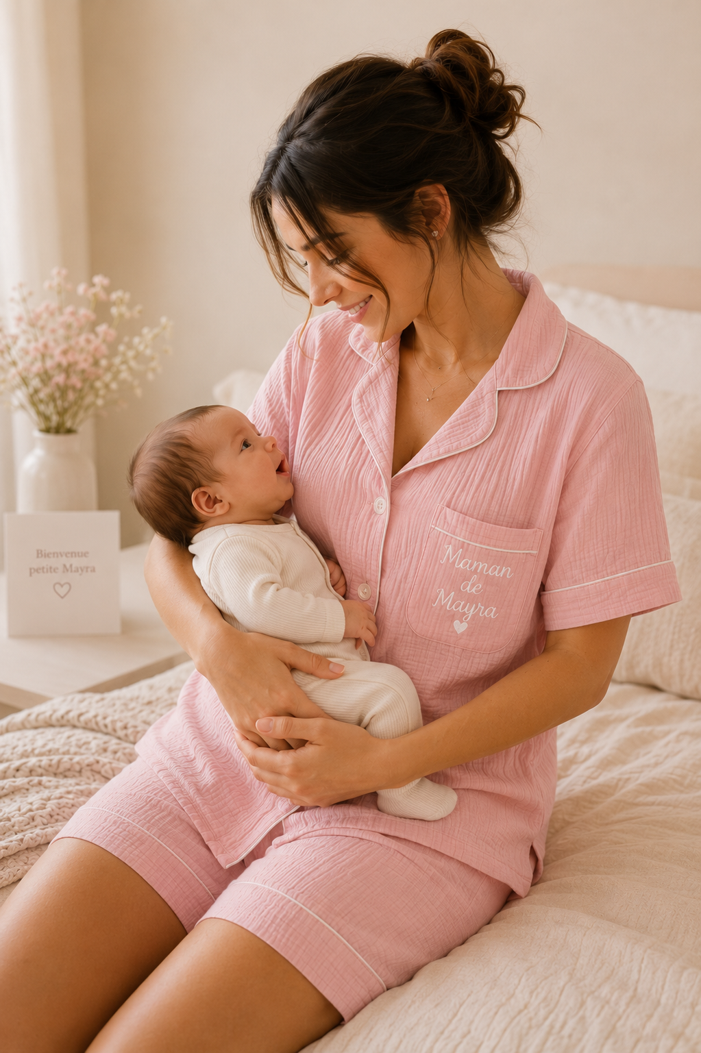 Maman & bébé pyjama assorti